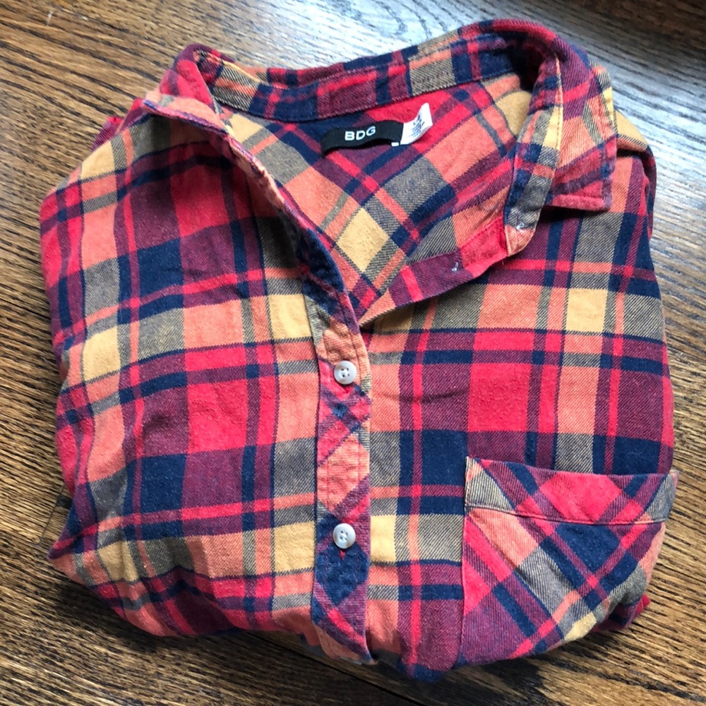 BDG Women’s Flannel Button-Down